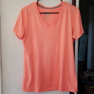 Nike regular dri-fit peach shirt